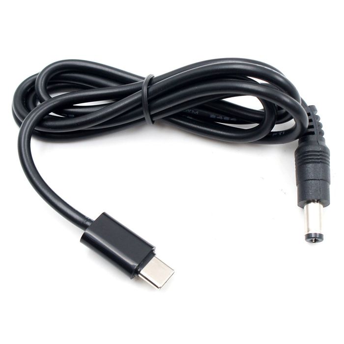 Кабель USB Type C to DC 12V PD QC для роутера та електроніки, 5А 12В