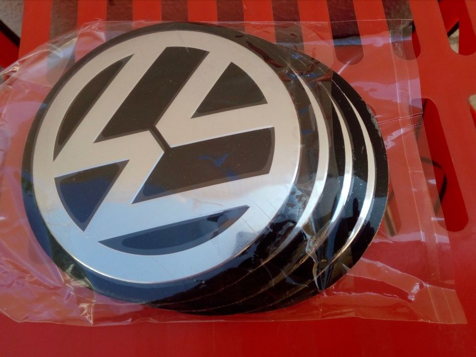 Símbolos Logótipos 90mm emblemas centros jante tampas colar VW Seat