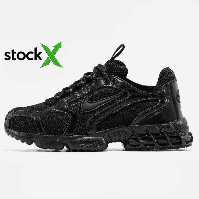 Чоловічі кросівки Nike X Stussy Air Zoom "Black" Розміри 40-45