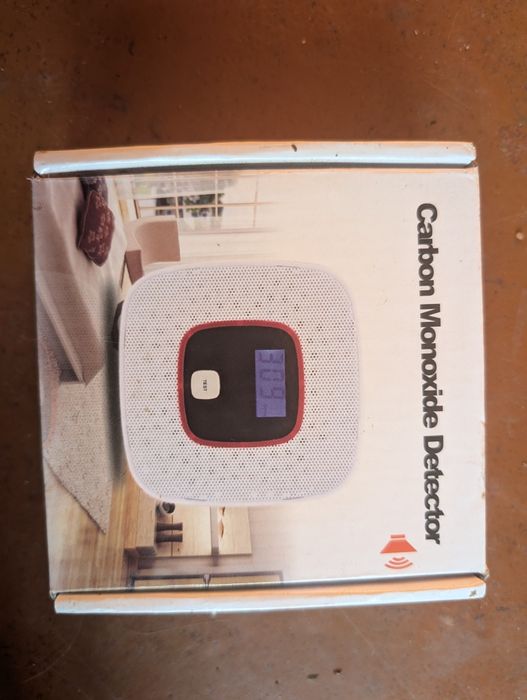 Датчик чадного газу (CO) автономний з LCD-дисплеєм та сиреною (Новий)