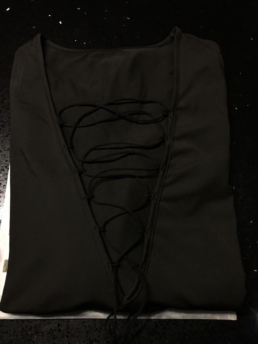 Macacão preto L *novo*