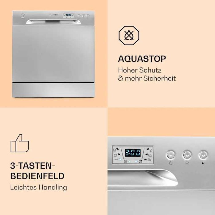 Посудомийна машина посудомийка посудомойка Klarstein Amazonia 8