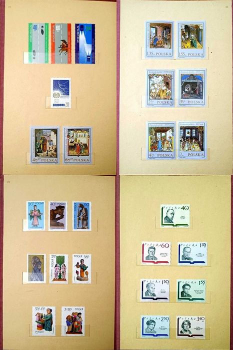 Klaser jubileuszowy Tom VIII+ znaczki** - rok 1968-69