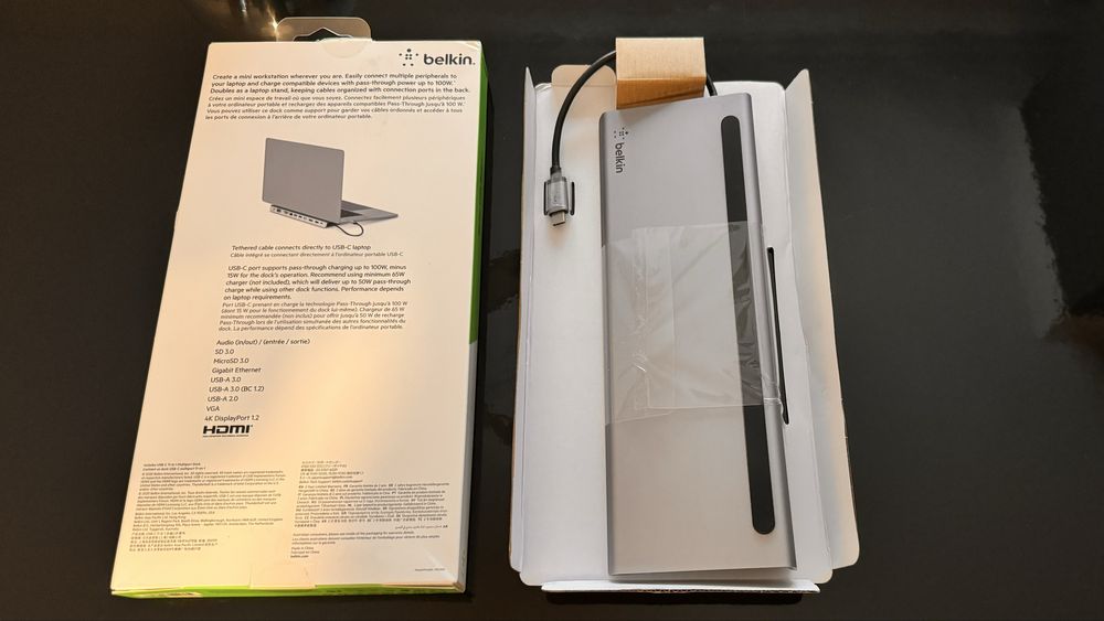 Dock Station Belkin USB-C Multiport 11-in-1 Para Macbook ou PC