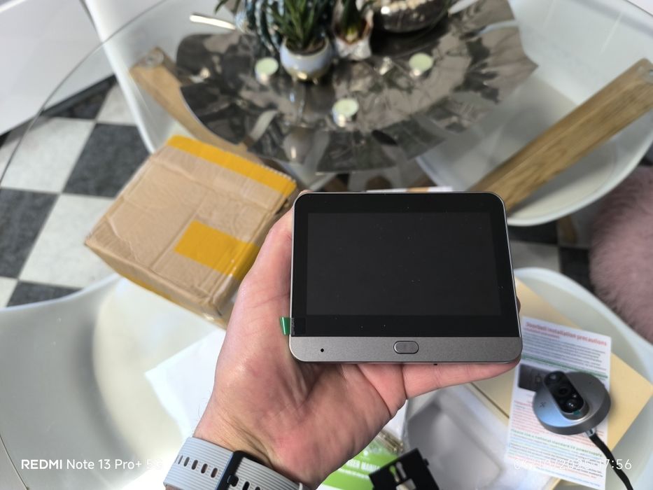 Video porteiro de porta de rua com monitor