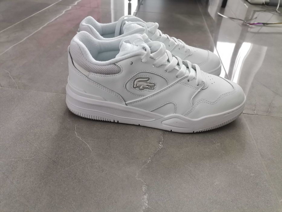 Białe buty męskie Lacoste Sport Lineshot 223 r. 41