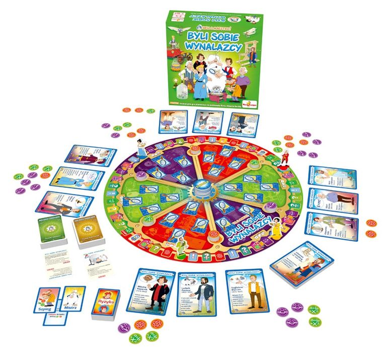 Gra planszowa Byli Sobie Wynalazcy edukacyjna