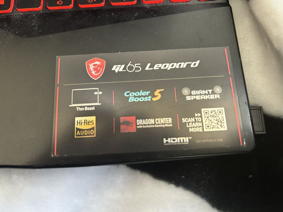 MSI GL65 • i7 / RTX • 144Hz • Idealny do gier , świetny do pracy