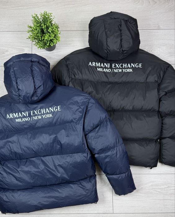 Пуховик Armani Exchange куртка EA7 армані пуфер AX
