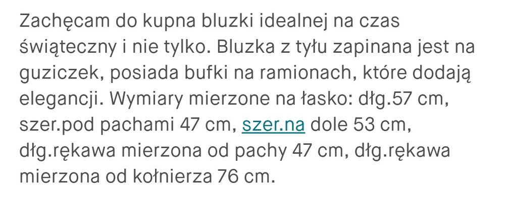 Aksamitna bluzka