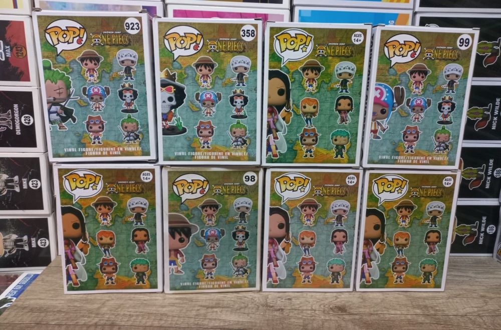 One piece figuras novas em caixa