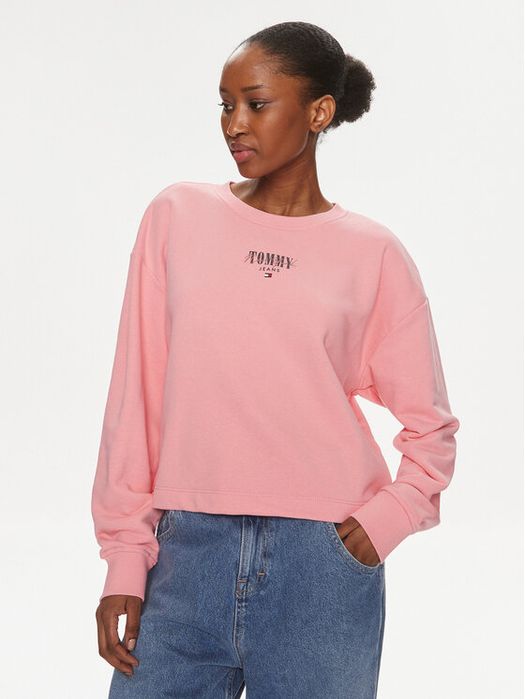 Bluza różowa luźniejsza Tommy Jeans S