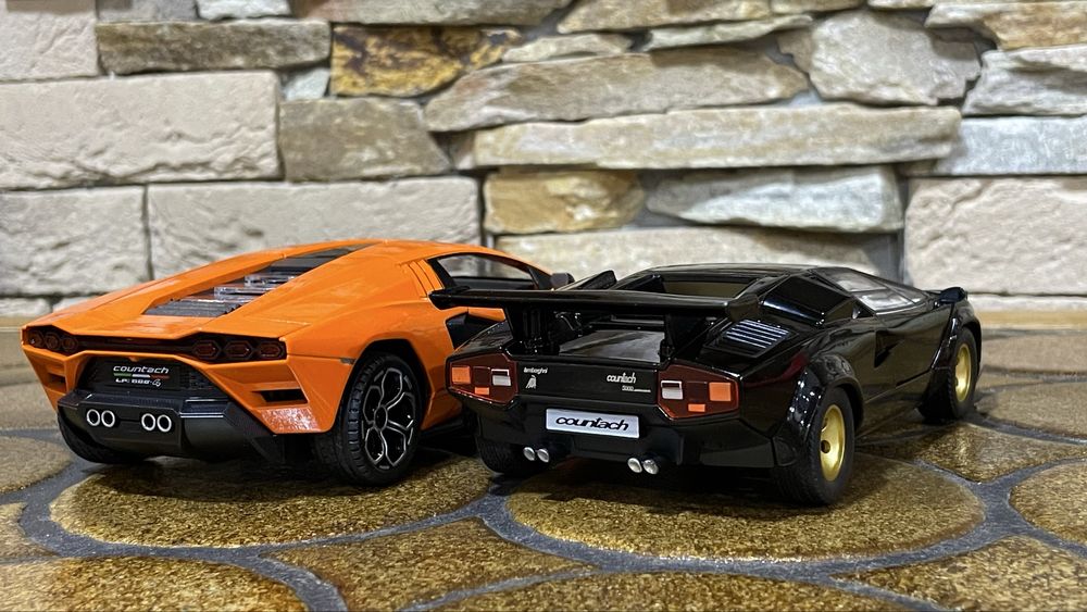 Нова модель Lamborghini Countach 1:24 металева колекційна модель авто