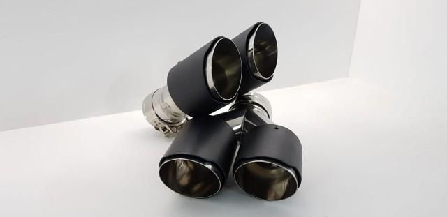 Ponteiras de Escape Look Akrapovic Duplas 18.50 cm