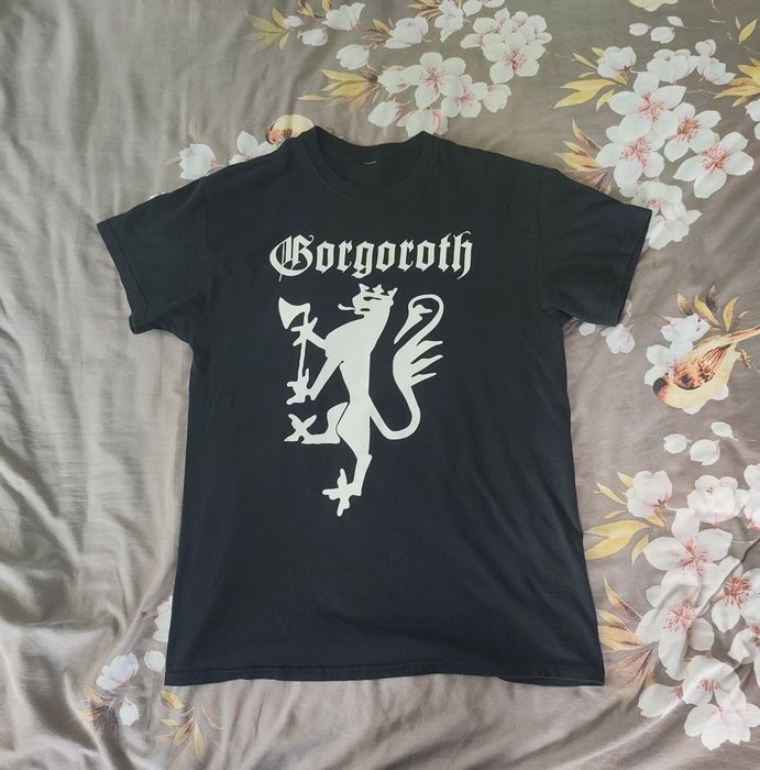 футболка gorgoroth рок мерч очень редкий