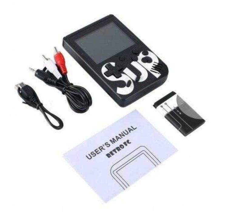 Mini Przenośna Konsola Gameboy SUP 400 GIER W 1 USB Gra Prezent
