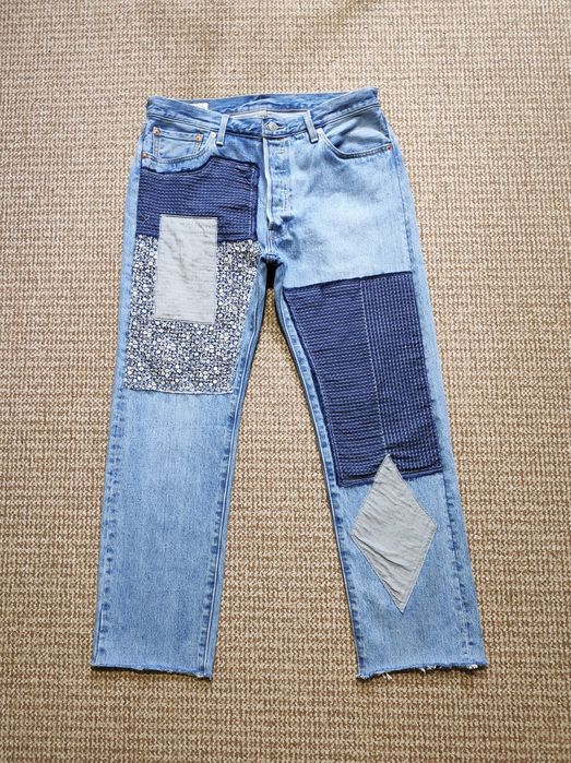 LEVI'S 501 '54 premium patchwork джинси straight оригінал W34 L32