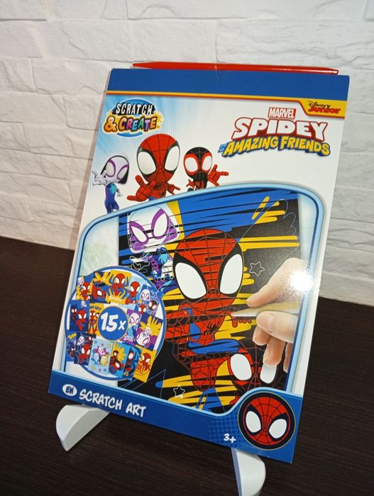 Spidey marvel wydrapywanka zdrapka - 15 kartek