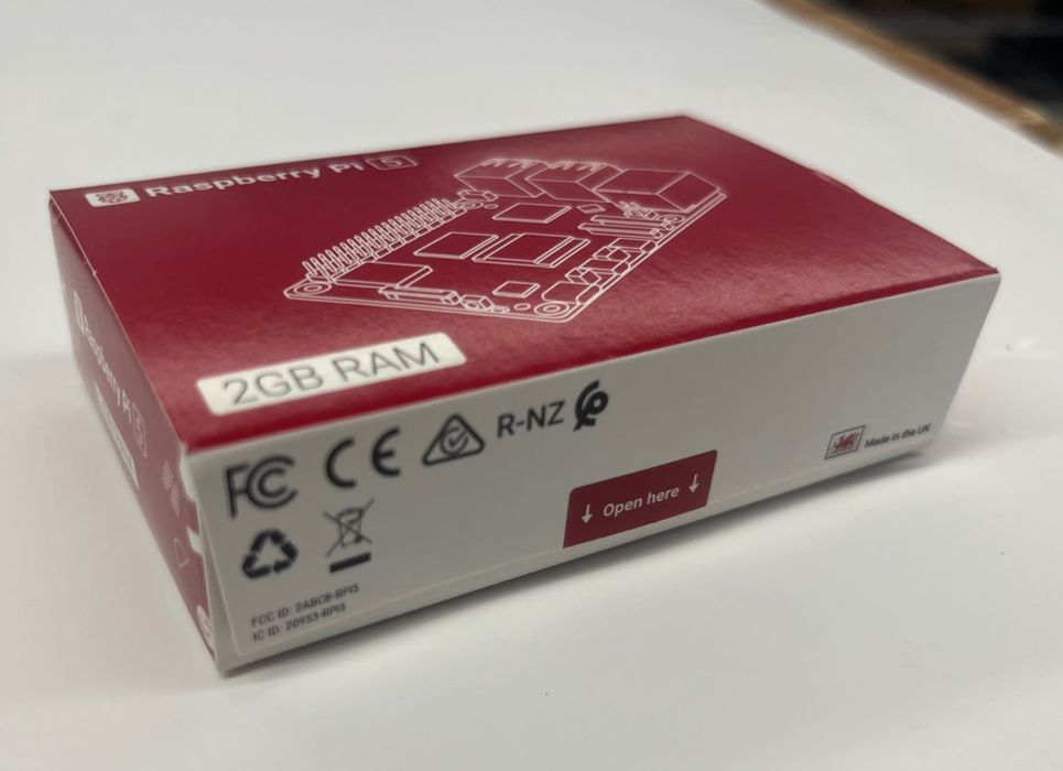 Raspberry Pi 5 2GB novo em caixa