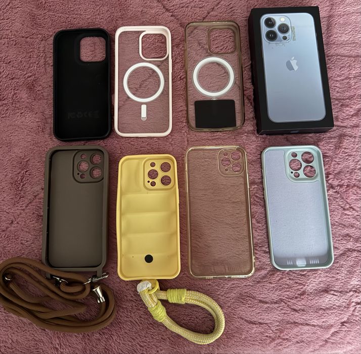 iPhone 13 Pro 256gb Azul c/caixa e capas