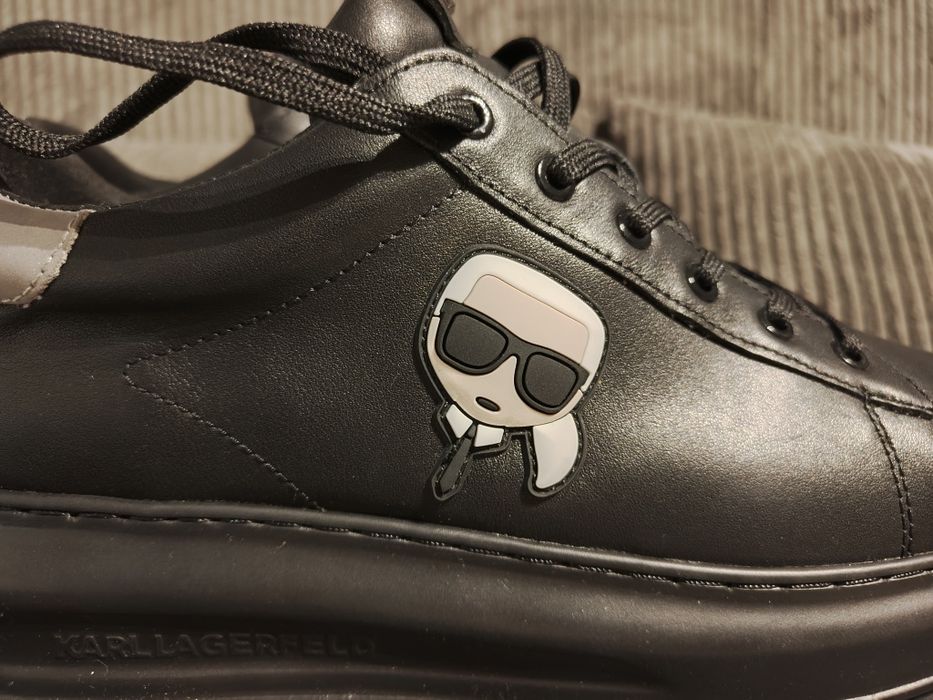Buty KARL Lagerfeld skóra naturalna KL52530 premium