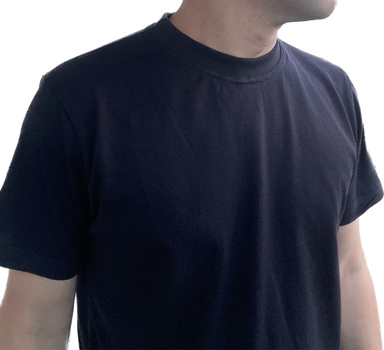 Опт 5шт/Роздріб. Футболка чорна, біла чоловіча, мужская черная белая