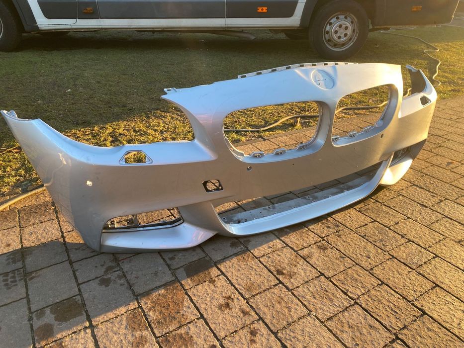 BMW F10 M-PAKIET ZDERZAK PRZOD SILVER ORG.