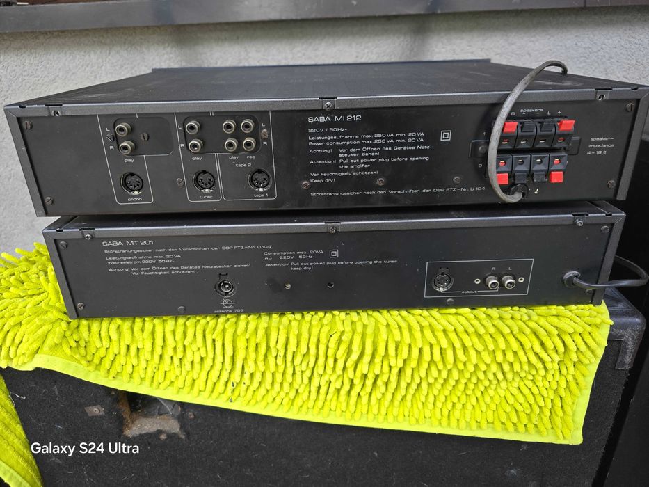 wzmacniacz +tuner saba mi212 mt201 vintage