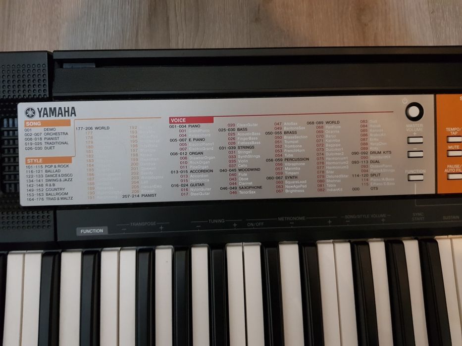 Piano Yamaha psr•f50