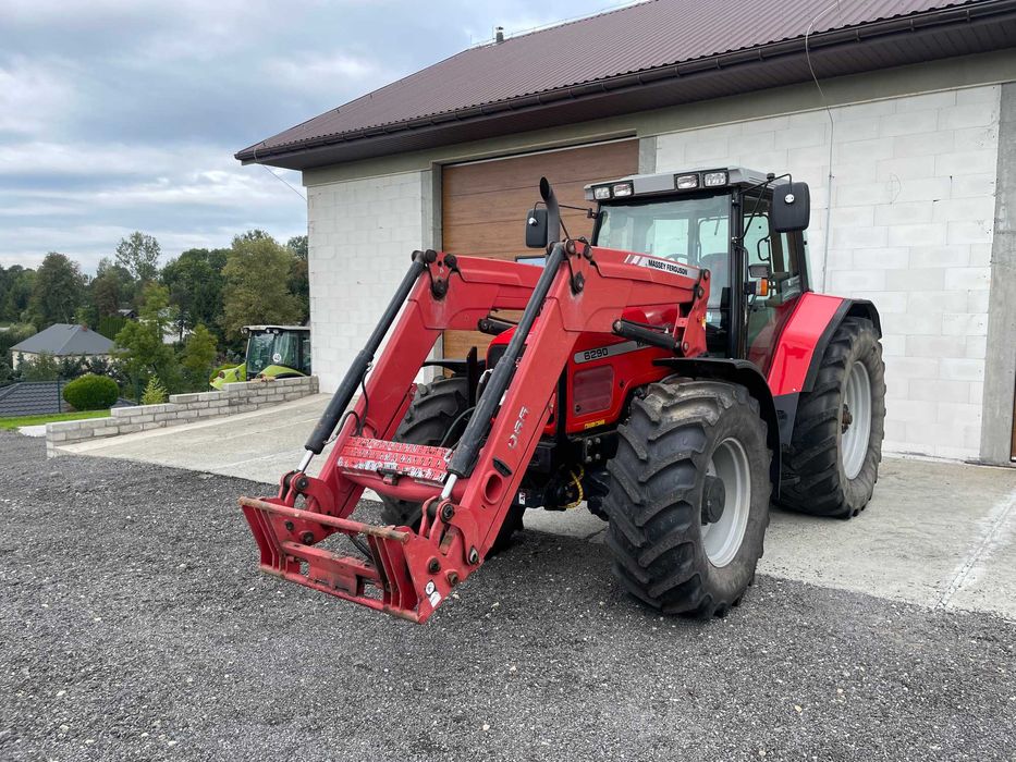 Massey Ferguson 6290 z TUR Quick Q65 z Niemiec 6490 Trzyciąż • OLX.pl