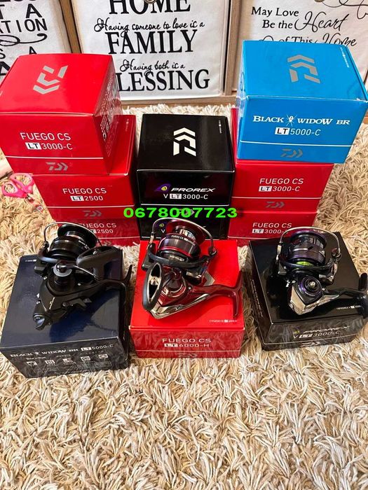 Daiwa 25 Fuego, Daiwa Tatula Подшипники Япония, CRBB