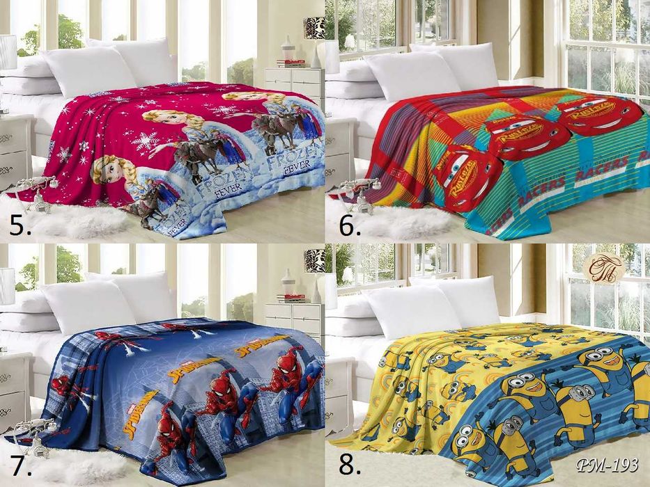 Детское плед-покрывало (микрофибра, флис, велсофт, акрил) в г. Днепр