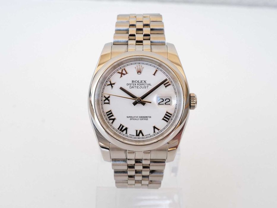 Rolex Datejust 36mm Jubilee Steel White Roman Dial (2025)