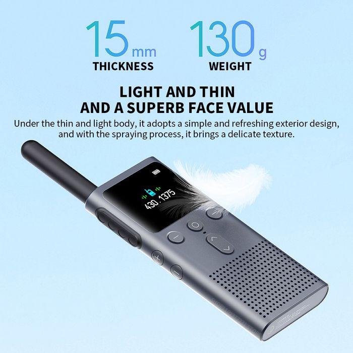 Рация Xiaomi Walkie Talkie 2S Space Gray Original