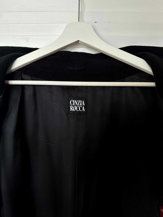 CINZIA ROCCA Ekskluzywny płaszcz wełna włoski XL