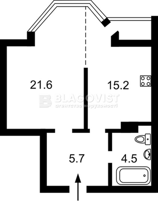 1-room apartment apartment by the address st. Grecheskaya (area 50 m²) - Atlanta.ua - photo 2