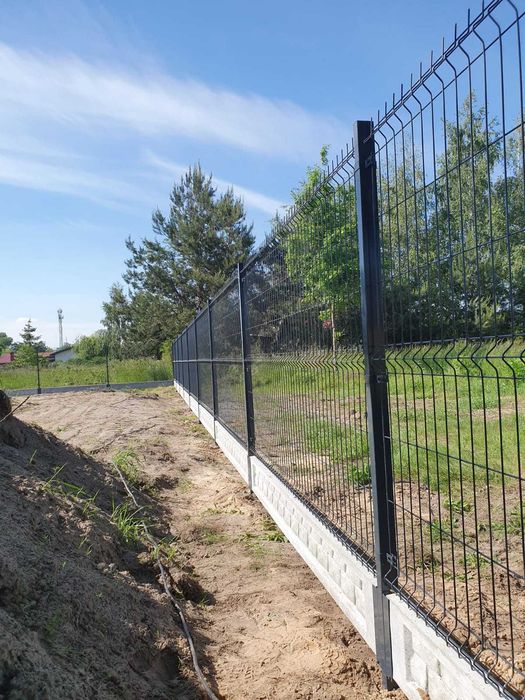 Montaż ogrodzeń panelowych/murowanych/betonowych