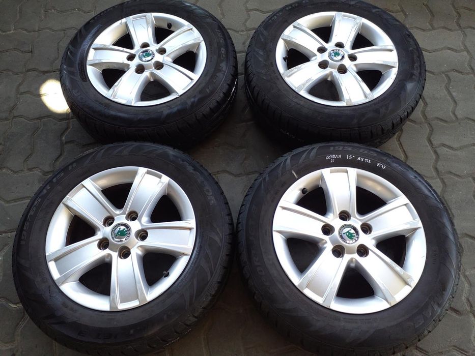 Jantes Skoda R15 Com Pneus 195/65 Furação 5X112