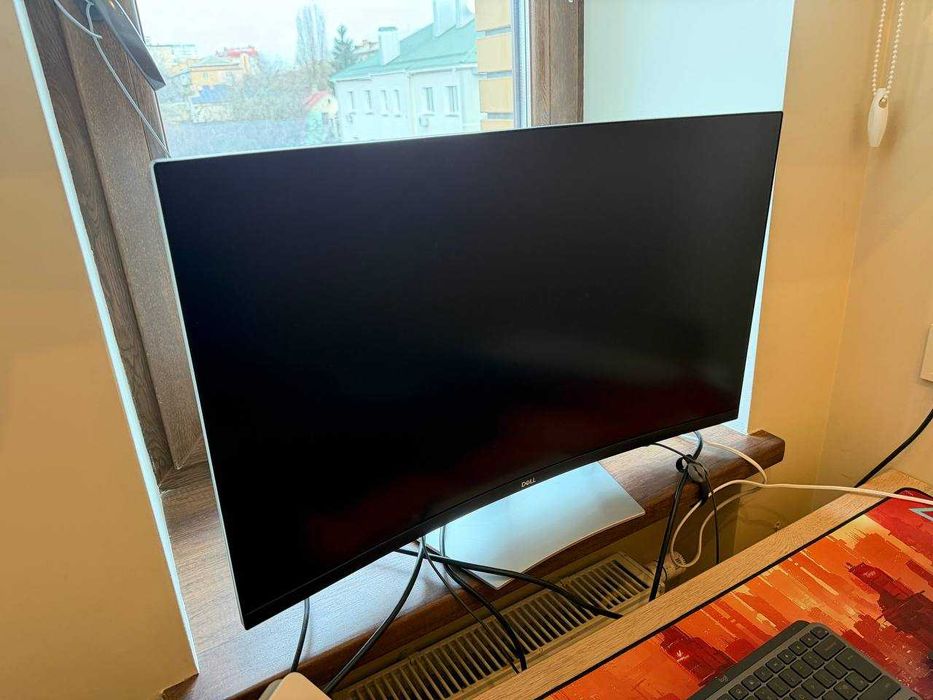 Dell s3221qs 32" 4K wide monitor (вигнутий монітор)