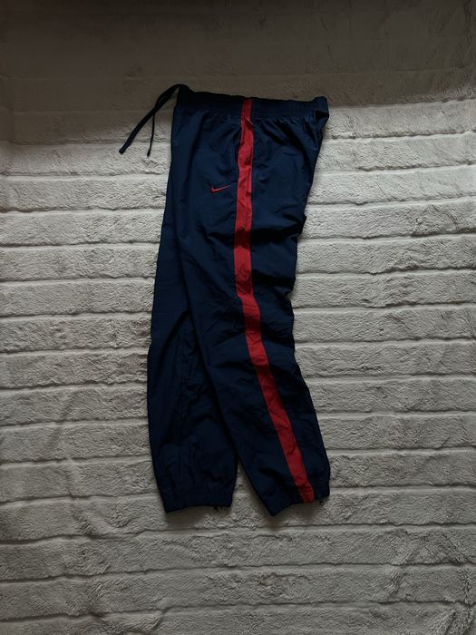 NIKE (M) Vintage Sport Pants спортивні штани чоловічі сині на лампасах