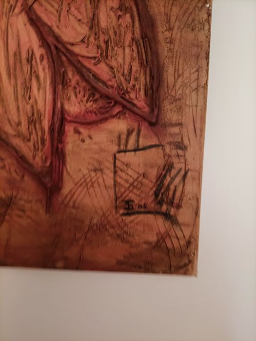 "Papoilas Saltitantes "- Tela com pintura e textura  120x80