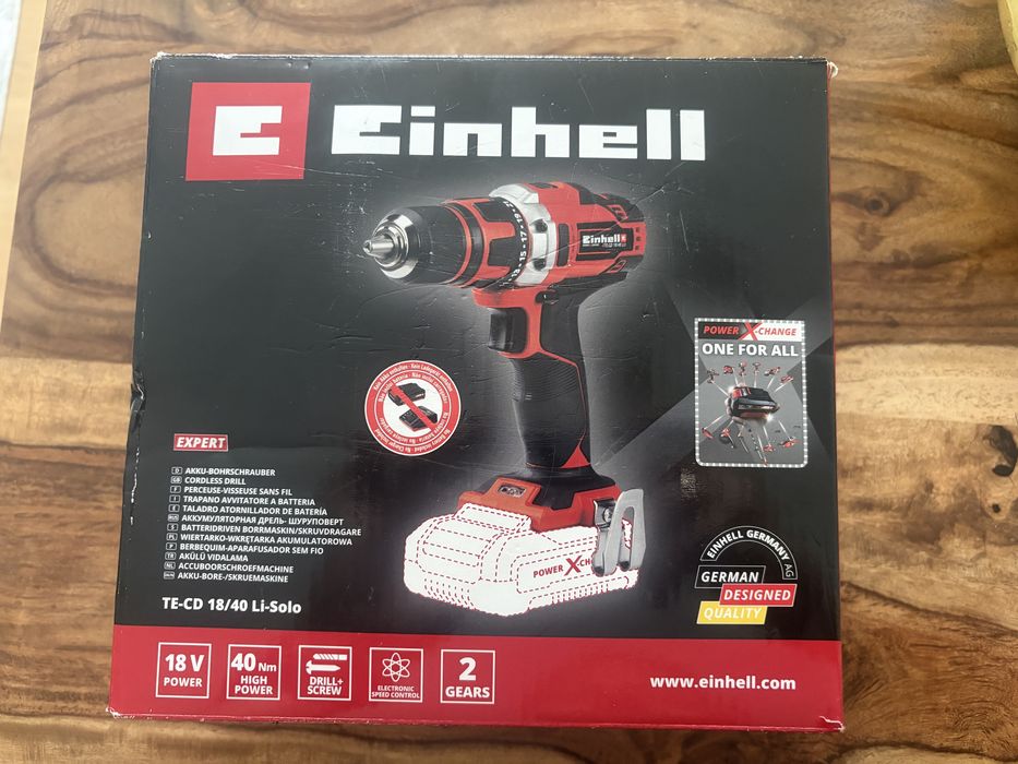 Wiertarka Einhell Expert TE-CD 18/40 Li-Solo 18V