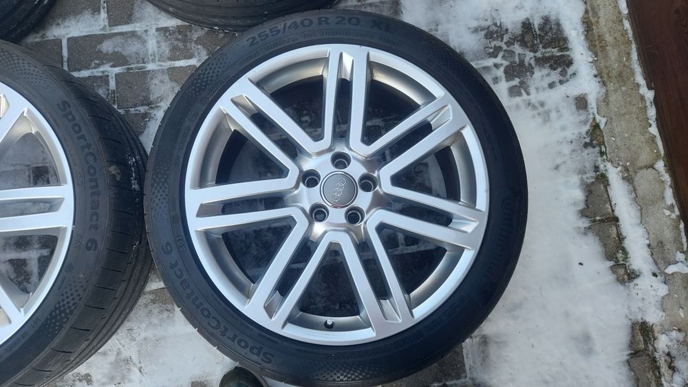 Koła letnie Audi RS6 20", opony Continental SportContact 6 255/40/20