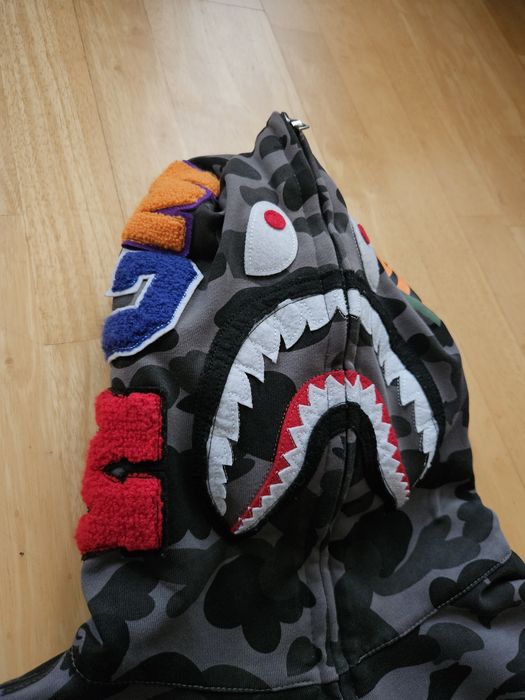 Bape Shark Bluza Szara
