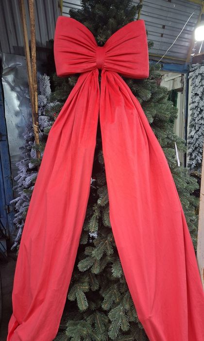 РОЗПРОДАЖ!!!Обємний  бант для декору ялинок. Розмір 45×2мет.Ціна600грн