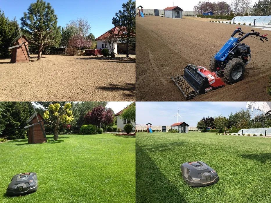 Ogrody Garden-Bud , trawnik kostka nawodnienia  koparka ziemia