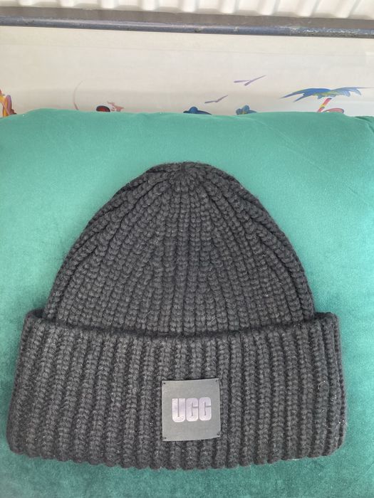 UGG Australia - ciepła czapka z wełną - UGG CHUNKY RIB BEANIE