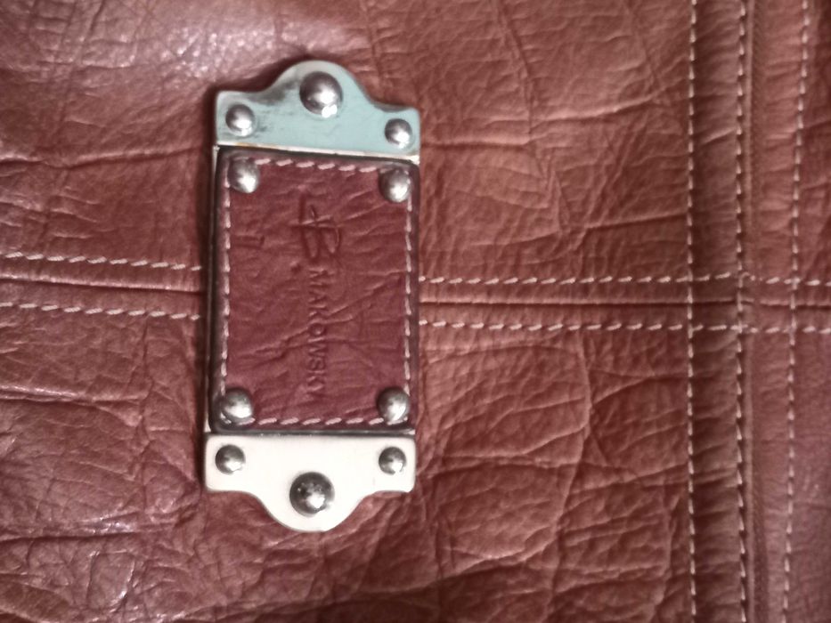 Сумка B. MAKOWSKY натуральная кожа, производство США