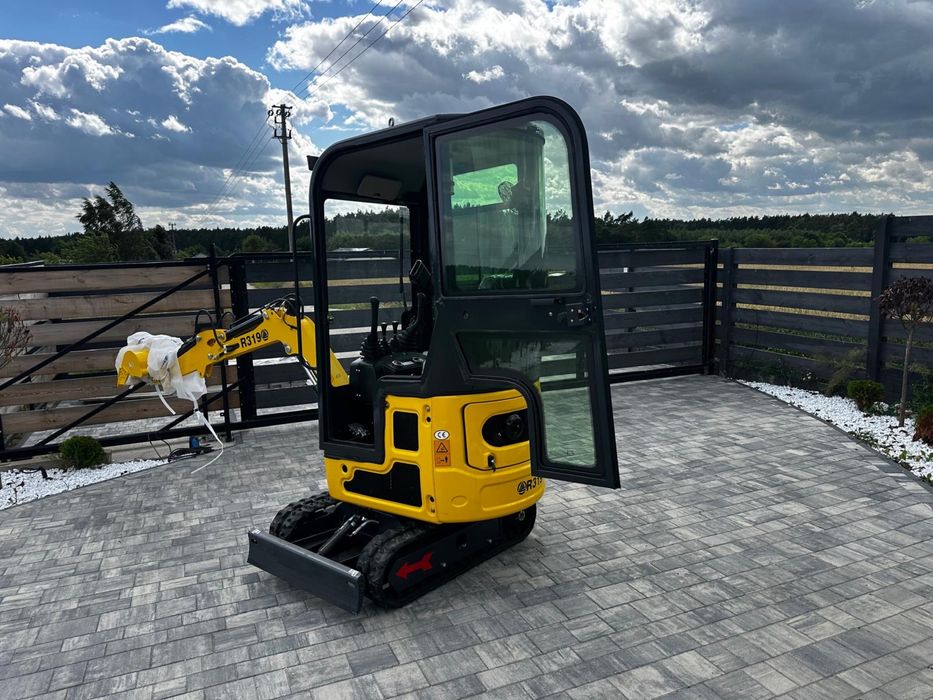 MINI Koparka RIPPA R319 zamknięta kabina – kamera cofania  – NOWA