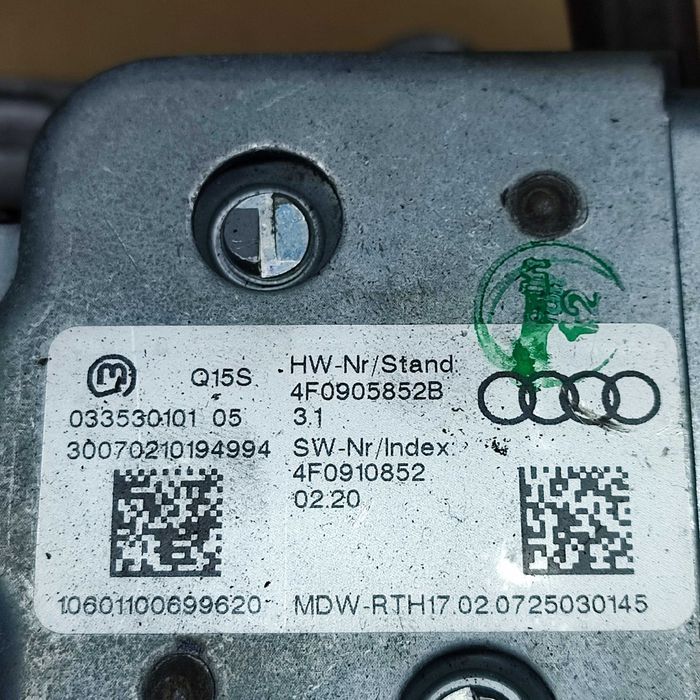Kolumna kierownicza blokada rygiel Audi a6 c6 OE 4F0905852B